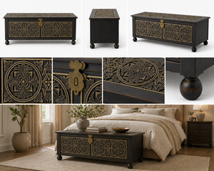 Most Selling Coffee <b>Table</b> Storage Trunk For Living Room Bedroom And Home Decoration Use Available At Discounted Price - Product Image 4