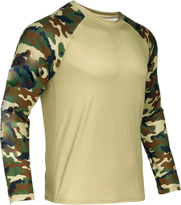 Custom Men Fishing <b>Shirt</b> Long Sleeve Hooded UV Protection Performance Jersey with Neck Gaiter - Product Image 3