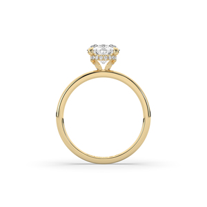 Anillo de Diamante Cultivado en Laboratorio, Corte Oval Brillante de 2.12 Quilates, Plata de Ley 925, Ligero, Diseño Único para Joyerías y Vendedores - Product Image 3