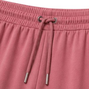 Ensemble décontracté deux pièces pour femme, rose poudré et gris, avec t-shirt à manches courtes et pantalon large, personnalisé avec empiècements contrastants - Product Image 5