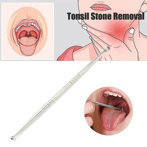 210 pièces Outils de soin buccal en acier pour l'élimination des calculs amygdaliens et du cérumen, pour la santé bucco-dentaire - Product Image 5