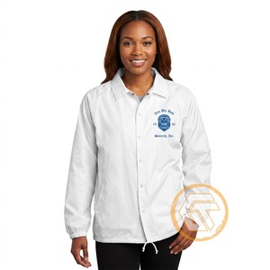 เสื้อแจ็คเก็ตผู้หญิง Zeta Phi Beta Sorority ขายส่ง ผ้าโพลีเอสเตอร์ระบายอากาศดี ปักลายเรียบง่าย เสื้อผ้าสำหรับสมาคมนักศึกษา ฤดูใบไม้ร่วง/ฤดูหนาว ผ้าไหม - Product Image 4