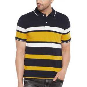 Polo de manga larga para hombre de primera calidad, 100% algodón, con cuello alto, camiseta polo informal con bordado. - Product Image 6