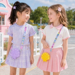 Sac à bandoulière en silicone HauHwa B062, motif dessin animé, forme coquille, impression numérique, OEM, détachable, pour filles, idéal comme sac cadeau ou pochette de remerciement - Product Image 5