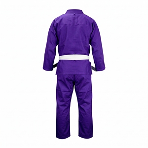 Kimono de Jiu-Jitsu Brésilien Bleu Marine Personnalisé en Gros, Tissage Perlé, Ensemble Uniforme de BJJ, Fabricant de Matériel d'Arts Martiaux en Gros - Product Image 4