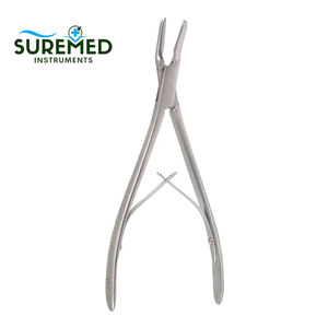 Rongeur para Huesos de Acero Inoxidable, Curvo, de Precisión, Diseño Manual para Instrumentos Quirúrgicos Ortopédicos - Product Image 1