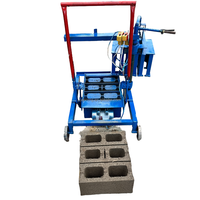 Machine à briques BR2-45 compacte sans cuisson pour blocs de béton creux emboîtables et pavés en ciment
