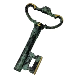 Elegant Classical Metal Bottle <b>Opener</b> Flat Key Style Olive Branch Design Durable Opening Tool - Product Image 2
