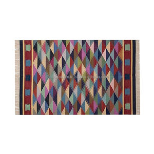 Tapis Kilim tissé en coton de luxe fait à la main tapis personnalisables tapis de prière lavables à usage domestique - Product Image 5