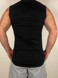 Custom Wholesale High Quality Mens Gym Tank Top Cotton Spandex Ribbed Muscle Fit <b>Vest</b> Slim Tight Fitness <b>Stringer</b> for - Product Image 3