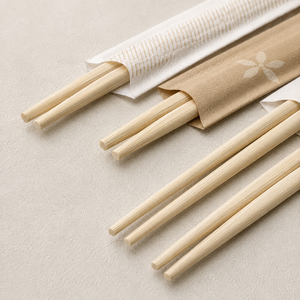 Palillos Desechables de Bambú, Diseño Minimalista Ecológico, 203 mm, Acabado Liso, Material Natural - Product Image 2