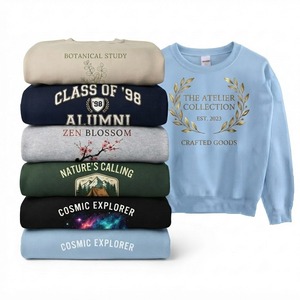 เสื้อสเวตเชิ้ตคอกลมสีเขียวมะกอกสำหรับผู้หญิง แขนทรงกระบอกบุซับใน ผ้าฟลีซ พิมพ์โลโก้ตามสั่ง ผลิตจากโพลีเอสเตอร์ - Product Image 5