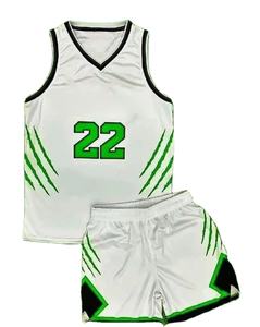Uniforme de Baloncesto Personalizado al por Mayor de Alta Calidad, Conjunto de Sublimación de Camisetas de Fútbol Unisex, Impresión de Logotipo Personalizado, Bordado en la Parte Superior - Product Image 1
