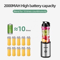 Elektrische Oplaadbare Usb Juicer Blander Machine Mini Draagbare Blender Fruitmixers