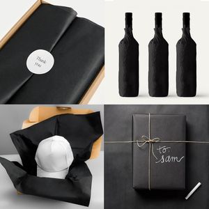 Sacchetti Regalo in Carta Velina Nera, 115 Fogli 14 X 20 Pollici, Carta da Regalo per Artigianato, Carta Velina per Confezioni Regalo in Confezione Convenienza - Product Image 3