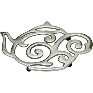 Posavasos Metálico Creativo Resistente al Calor para Ollas y Sartenes Calientes, Soporte de Aluminio para Teteras, Protección para Mesa de Cocina y Encimera - Product Image 2