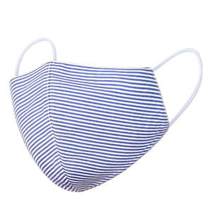 Masques faciaux ajustables en coton biologique imprimé, lavables et réutilisables, avec motif, en tissu de coton 150-200 g/m² - Product Image 3