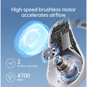 พัดลมคล้องคอ Jisulife รุ่น Life4 FA14X สีดำ - Product Image 4