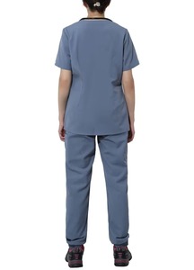 Latest Design Knitted High Quality Hospital <b>Scrubs</b> Medical Customized Color & Logo <b>Scrub</b> <b>Sets</b> - Product Image 2