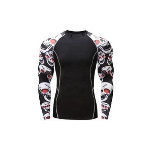 Maillot de bain protecteur respirant longue durée pour les surfistes professionnels, avec thèmes personnalisés et impression par transfert thermique, Rash Guard - Product Image 1