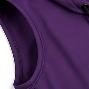Haut de sport sans manches pour homme avec poche kangourou et cordon de serrage, personnalisable, vente en gros à prix abordable - Product Image 4
