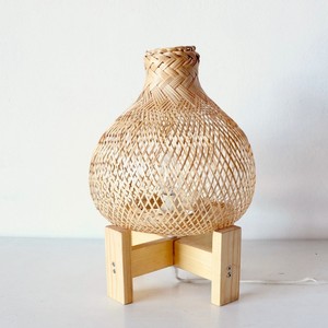 Lámpara de mesa de bambú tejida a mano al por mayor, buen precio, lámparas pequeñas para decoración de mesa central. - Product Image 3