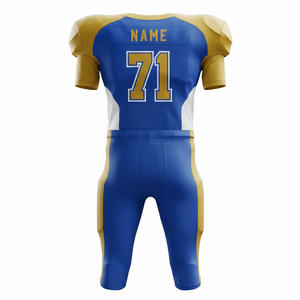 Uniforme de football américain style Pro 2026 unisexe à manches courtes, maillot d'équipe personnalisé avec logo et couleur, imprimé, respirant, OEM ODM - Product Image 2