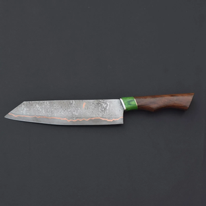 Couteau de chef en acier damas cuivré LEGACY BLADES de qualité supérieure, forgé à la main, manche en bois, ambidextre, couteau de cuisine traditionnel - Product Image 4