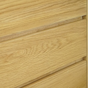 Cómoda Alta de Madera Maciza de Estilo Contemporáneo, Mueble de Dormitorio Personalizado, Cómoda de Madera de Caucho con 5 Cajones, Fábrica OEM/ODM de Vietnam - Product Image 5