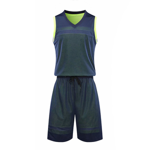 Ensemble de maillots de basket personnalisés pour hommes, sans manches, dégradé bleu-rouge, polyester, évacuation de l'humidité, taille élastique, coupe régulière, toutes saisons - Product Image 4