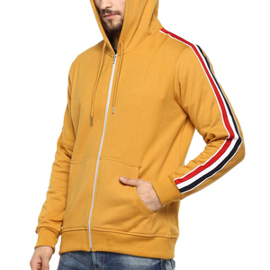 Sweat à capuche zippé surdimensionné de qualité supérieure pour homme, idéal pour l'automne et l'hiver, fabrication OEM pour grossistes - Product Image 5
