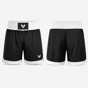 Pantalones Cortos de Boxeo Personalizados OEM para Adultos Unisex, Cintura Elástica de Satén, Secado Rápido, Transpirables, Corte Holgado, Uniforme de Muay Thai y Kickboxing - Product Image 1