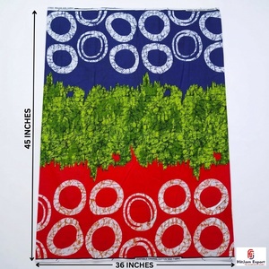 Wholesale Luxury African Wax Print Cotton Fabric Wedding Textile Custom Fabric OEM ODM Manufacturer Factory Export Supplier - Product Image 1