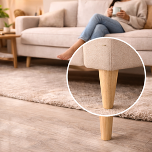 Solid Wood Furniture Legs Slim Tapered <b>Sofa</b> Cabinet Table Legs Natural Wood Durable Replacement Parts for Home Furniture - Product Image 4