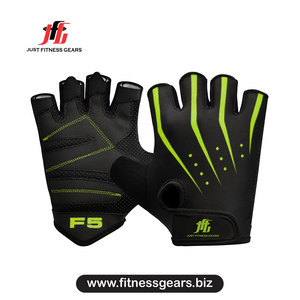 Half Finger Leather Gym <b>Gloves</b> Adjustable Wrist Strap <b>Weight</b> Lifting Unisex Breathable Non Slip - Product Image 2