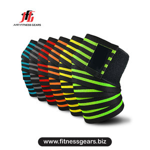 Genouillère réglable respirante avec fermeture auto-agrippante unisexe pour la protection et l'entraînement musculaire - Product Image 1