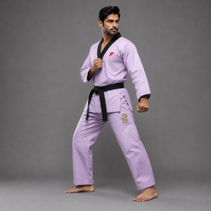 Combinaison de taekwondo double V premium offrant un confort optimal, des performances légères et une durabilité fiable pour les athlètes. - Product Image 3