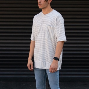 High Quality Oversized Drop Shoulder T-Shirt for Men Custom <b>Blank</b> 100% Cotton Street Wear Heavy Weight with Excellent Printing - Product Image 2