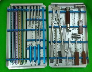 BISONS – Kit complet d'instruments chirurgicaux vétérinaires orthopédiques en acier inoxydable pour la pose d'ongles élastiques chez les chiens et les chats - Product Image 3