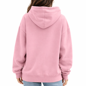 Quality Low MOQ Custom Heavyweight 220 Gsm Hoodies <b>Women's</b> Hoodies Loose Fit Boxy <b>Women</b> <b>Longline</b> <b>hoodie</b> - Product Image 2