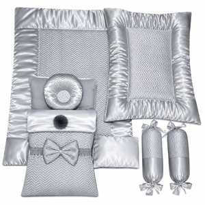 Juego de Ropa de Cama para Bebé Personalizado, Simple, Acolchado de Satén, Diseño Sólido, Relleno de Seda, 200 Hilos, 80 Fibras, para Todas las Estaciones - Product Image 5
