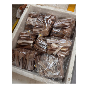 Cuillère artisanale en coquillage, bol en nacre, design luxueux, écologique, non toxique, durable, cuillère à thé à manche court pour dessert - Product Image 6