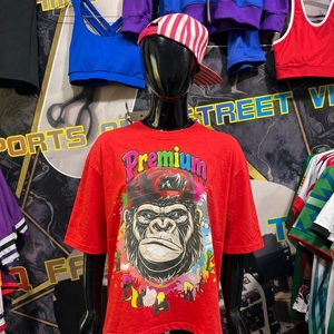 T-shirt en coton surdimensionné 240 GSM personnalisé avec impression sérigraphique, style streetwear, OEM ODM, vente en gros, marque privée - Product Image 1