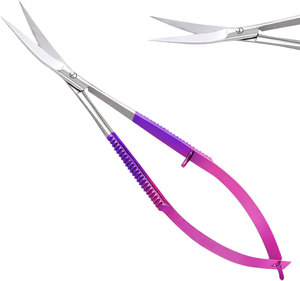 Tijeras Profesionales Curvas Ultra Afiladas de Acero Inoxidable para Cutículas, Herramienta de Manicura de Precisión para Cutículas, para Diestros - Product Image 1