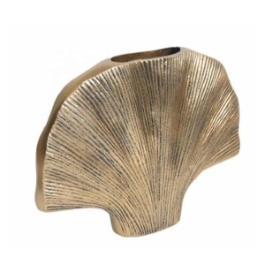 Metal Hammered <b>Vase</b> <b>Gold</b> Decorative Aluminum <b>Vase</b> for Flowers & Plants Modern Hotel Restaurant Home & Office Decoration <b>Vase</b> - Product Image 5