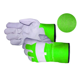 High Quality Cowhide Split <b>Leather</b> Working Gloves Hand Protection Heat Resistant Canadian Rigger Household Gloves Custom Logo - Product Image 5