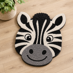 Tapis de porte en fibre de coco à imprimé animal 45x75cm, avec support en latex, antidérapant, fait main, adapté aux animaux domestiques, pour l'entrée de la maison ou de l'hôtel - Product Image 2