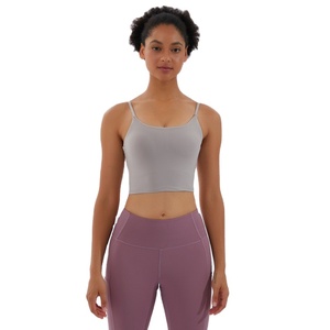 Manufacturer 2022 Gym Fitness Yoga Sleeveless Shirts Workout OEM Logo Embroidery Ladies custom women Best tank <b>top</b> - Product Image 1