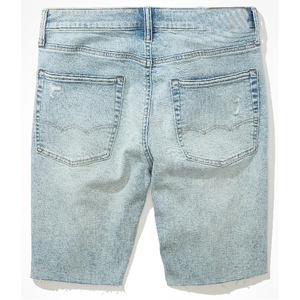 Custom Logo Women Mid Waist Breathable Quick Dry 100% Cotton Denim <b>Shorts</b> Stretch Summer Casual Streetwear Y2K B2B - Product Image 2
