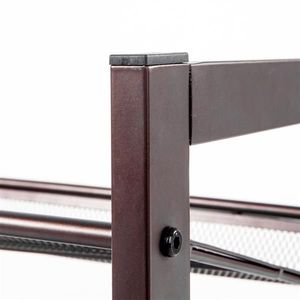 Scarpiera a 3 livelli in ferro cromato dal design moderno per un comodo stoccaggio - Product Image 2